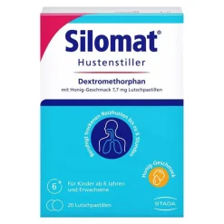 Best Silomat Hustenstiller Dextromethorphan mit Honig-Geschmack, 20 St