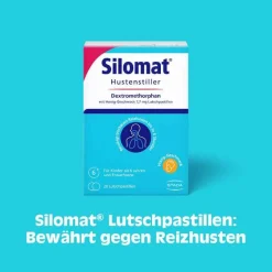 Best Silomat Hustenstiller Dextromethorphan mit Honig-Geschmack, 20 St