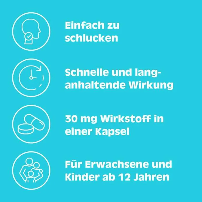 Online Hustenstiller Dextromethorphan Intensiv gegen Reizhusten, 12 St Hustenstiller