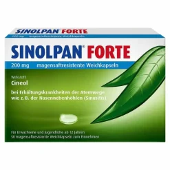 Hot SINOLPAN® FORTE 200 mg Weichkapseln, 50 St Schnupfen & Nasennebenhöhlen