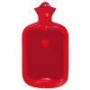 Sale Sänger Gummi Wärmflasche Doppellamelle aus einem Guss rot, 1X2 l Wärmflasche