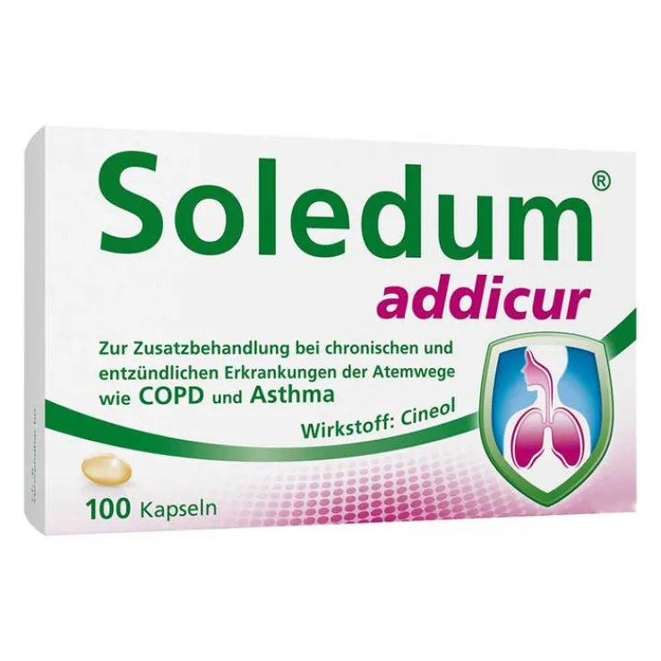 Soledum addicur 200 mg magensaftresistent Weichkapseln, 100 St