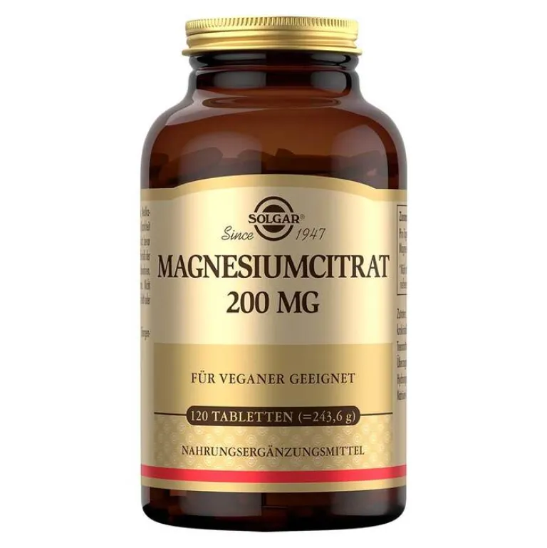 New Magnesium Citrat 200 mg Tabletten, 120 St Magnesium