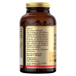Sale Solgar Omega 3 - 6 - 9 Kapseln, 120 St