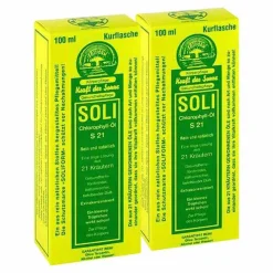 Hot Soli-Chlorophyll-Öl S 21 , 2x100 ml Körperöle