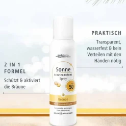 Sonne Schutz & Bräune Aerosol-Spray bronze LSF 50, 150 ml