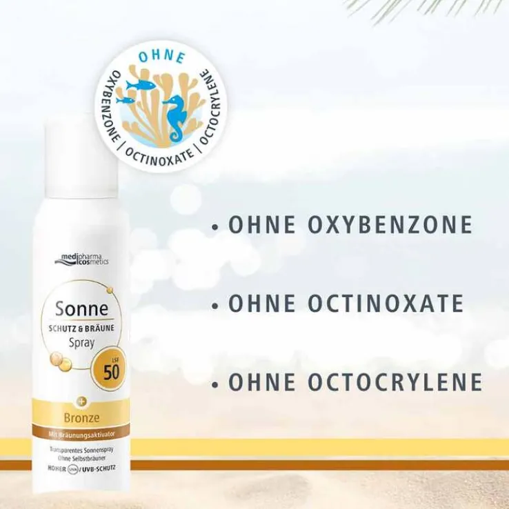 Sonne Schutz & Bräune Aerosol-Spray bronze LSF 50, 150 ml