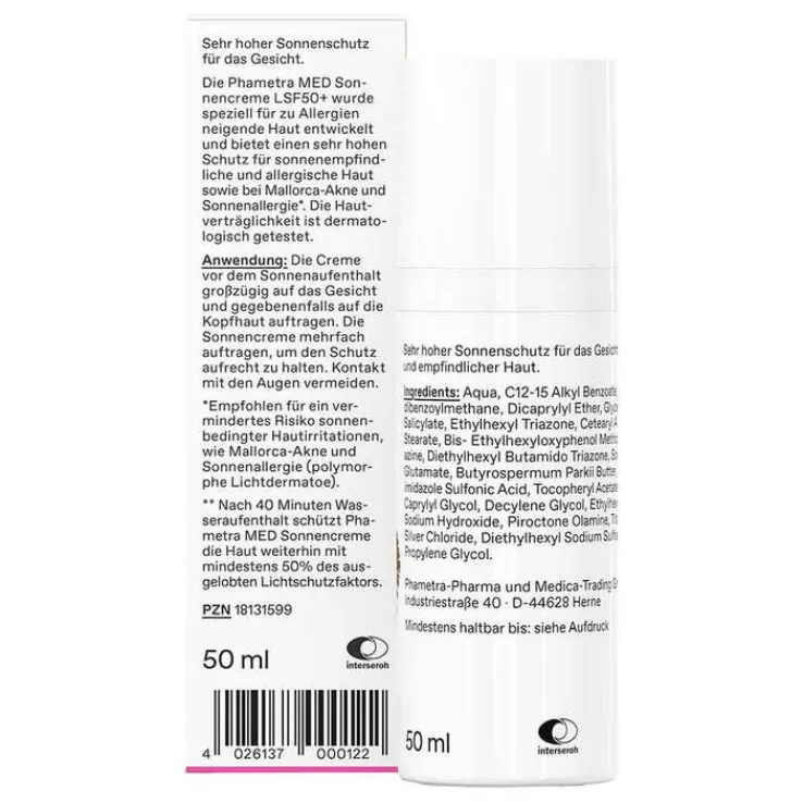 Sonnencreme LSF 50 + Kids, 50 ml