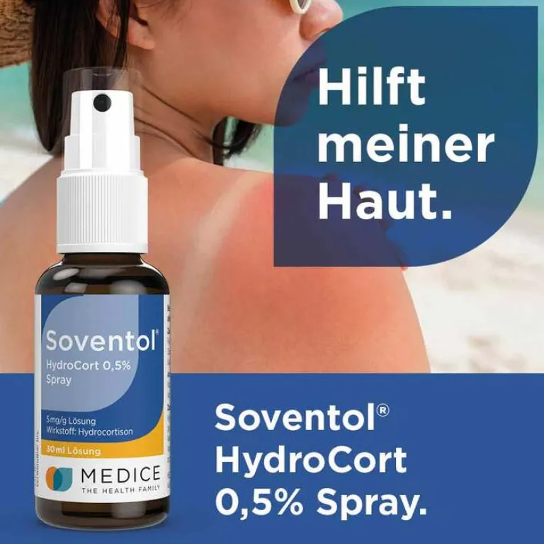New HydroCort 0,5% Spray, 30 ml Mittel Gegen Sonnenbrand|Allergie Medikamente