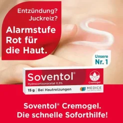 Soventol® HydroCortisonacetat 0,5% Cremogel bei Hautentzündungen, 15 g