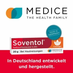 Soventol® Hydrocortisonacetat 0,25% Cremogel bei Hautentzündungen, 20 g