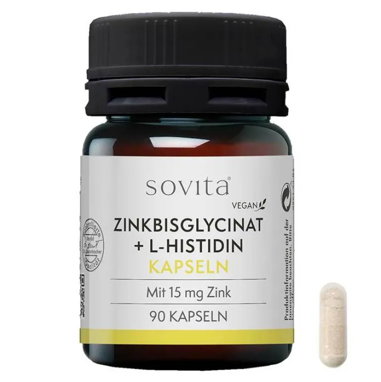 Discount Sovita Zinkbisglycinat + L-Histidin Kapseln, 90 St