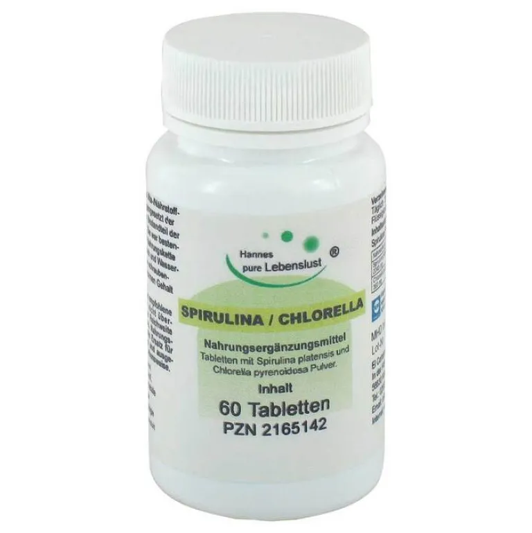 Spirulina + Chlorella Tabletten, 60 St Spirulina