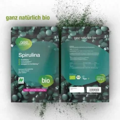 Discount GSE Spirulina 500 mg Bio Naturland Tabletten, 2000 St
