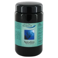Online Spirulina 100% reines Pulver Globalis, 200 g