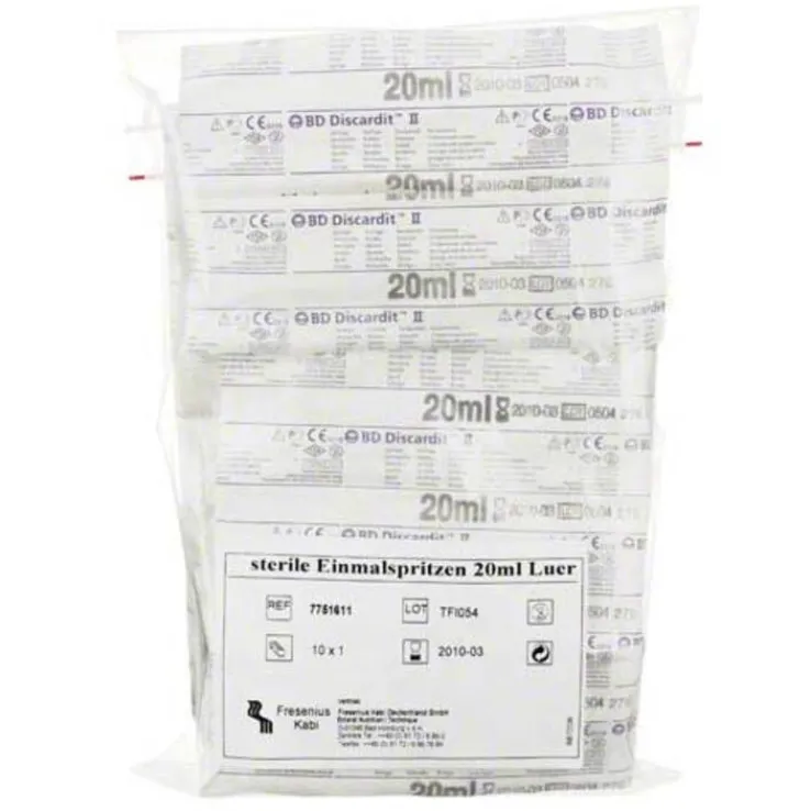 Spritzen Einmal 20 ml steril, 10 St