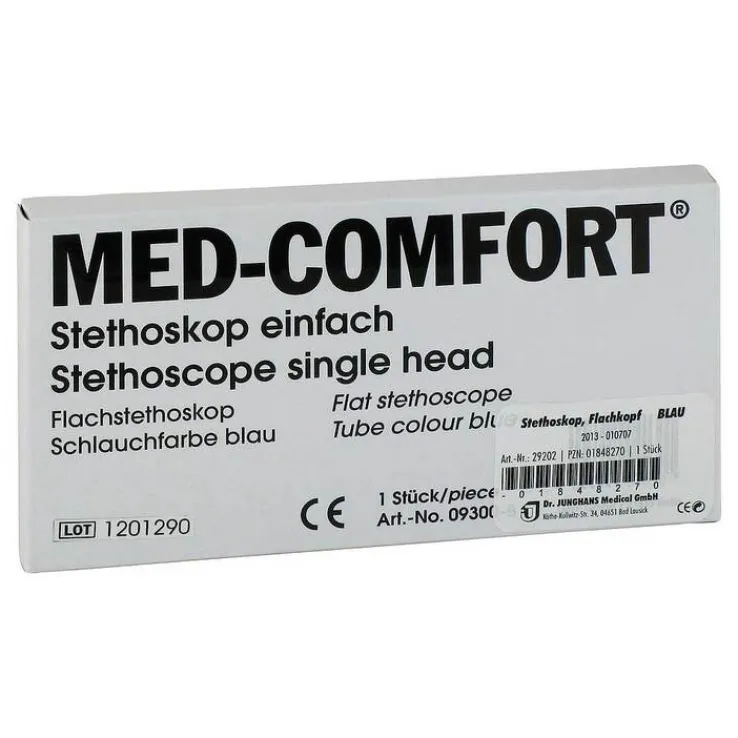 Stethoskop Flachkopf blau, 1 St