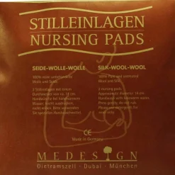 New Stilleinlagen Seide / Wolle / Wo, 2 St Stilleinlagen