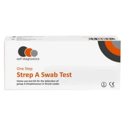 Strep A Test Testkassette Home Use Rachenabstrich, 1 St