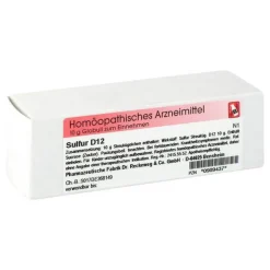 Dr. Reckeweg Sulfur D 12 Globuli, 10 g