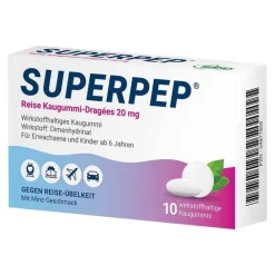 Hot Superpep ® Reise Kaugummi-Dragées , 10 St