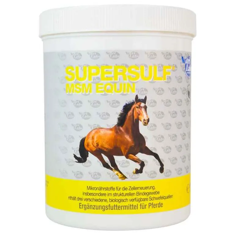 Best Nutrilabs Supersulf MSM equin Pulver für Pferde, 1 kg