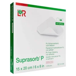 Suprasorb P PU-Schaumv.15x20 cm nicht klebend, 5 St