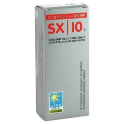 Discount SX10 22 mg N.A.D.H. + L-Arginin Lutschtabletten, 30 St Aminosäuren