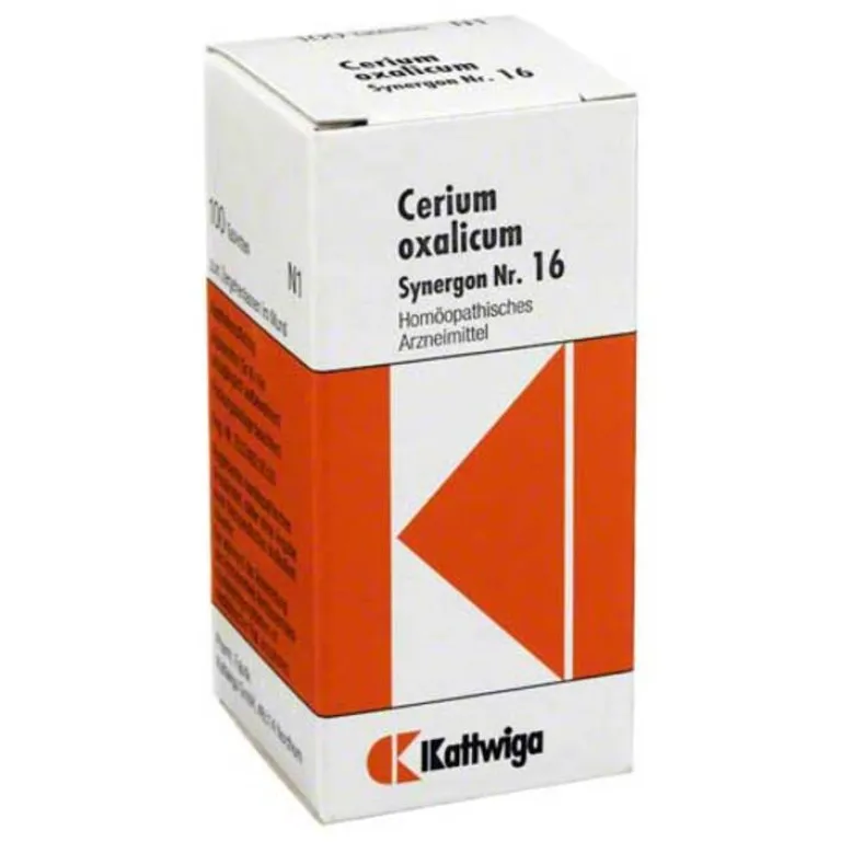 New Kattwiga Synergon 16 Cerium oxalicum Tabletten, 100 St