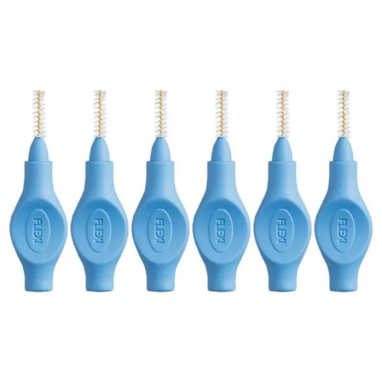 Flexi Interdentalbürste aqua blue PHD1.0 / ISO2, 6X1 St Zwischenraumreinigung