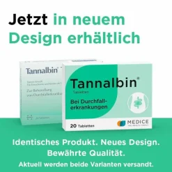 Hot Tannalbin ® Tabletten bei Durchfallerkrankungen, 20 St