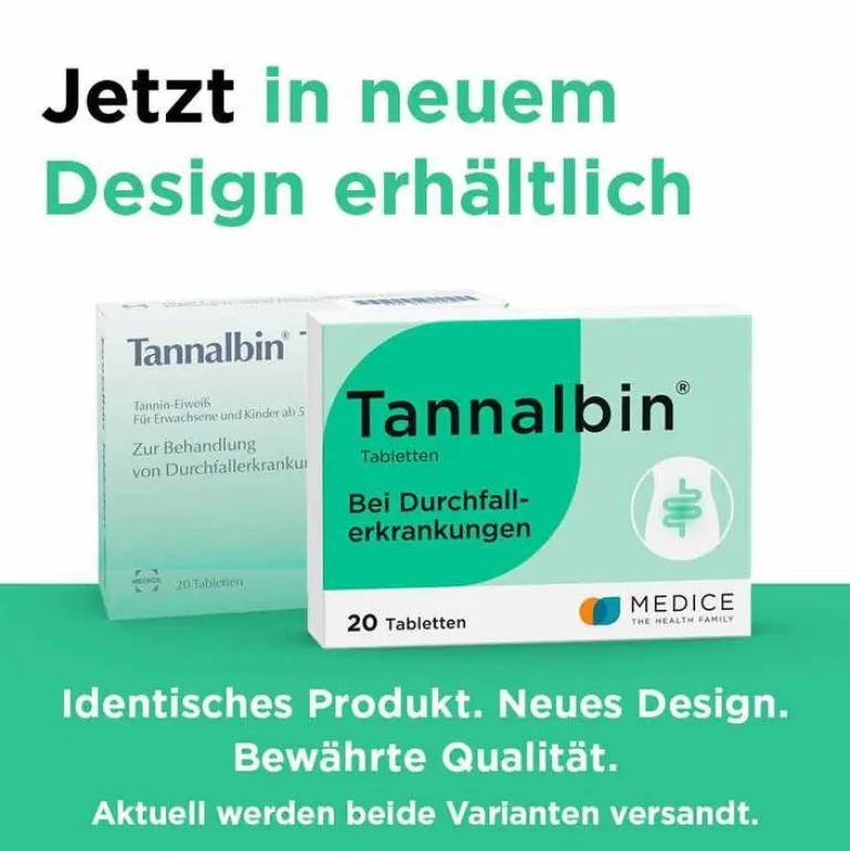 Hot Tannalbin ® Tabletten bei Durchfallerkrankungen, 20 St