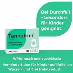 Hot Tannalbin ® Tabletten bei Durchfallerkrankungen, 20 St