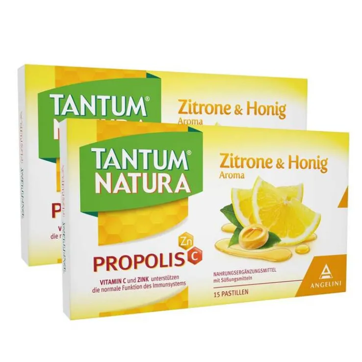 Tantum Natura Propolis mit Orange & Honig Aroma, 2X15 St
