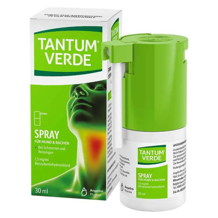 Tantum Verde 1,5 mg/ml Spray zur Anwendung in der Mundhöhle, 30 ml