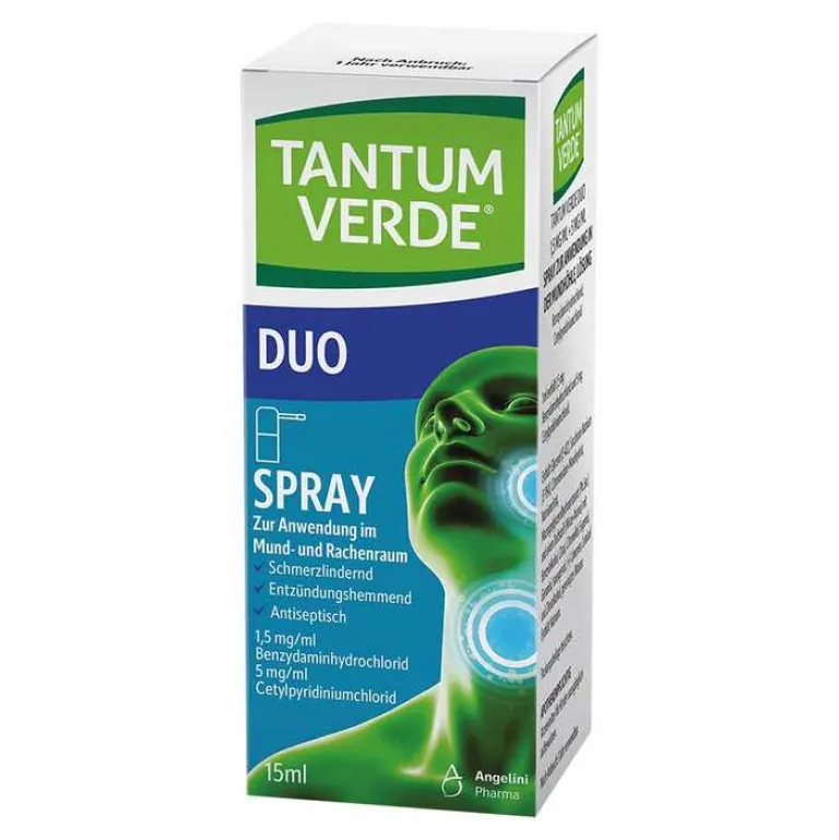 Best duo 1,5mg / ml + 5mg / ml Spray Anw.Mundhö., 15 ml Zahnfleischentzündung Medikamente|Halsschmerztabletten