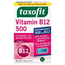 Clearance Taxofit Vitamin B12 500 Minitabletten, 30 St