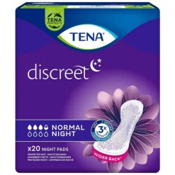 Hot Tena ® discreet Normal Night Einlagen bei Inkontinenz, 20 St