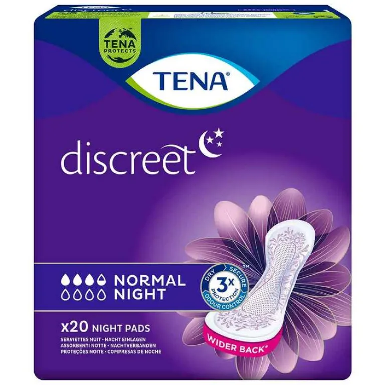 Hot Tena ® discreet Normal Night Einlagen bei Inkontinenz, 20 St