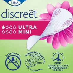 ® discreet Ultra Mini Slipeinlagen bei Inkontinenz, 10X28 St Ein- & Vorlagen