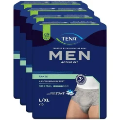 New Tena ® MEN ACTIVE FIT Pants Normal grau L/XL bei Inkontinenz, 4X10 St