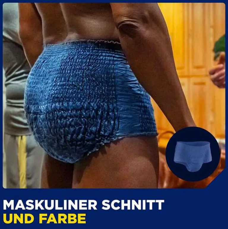 Sale ® MEN ACTIVE FIT Plus Pants blau S/M bei Inkontinenz, 12 St Windeln & Pants