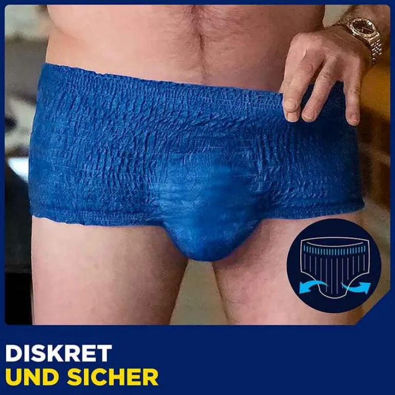 Sale ® MEN ACTIVE FIT Plus Pants blau S/M bei Inkontinenz, 12 St Windeln & Pants