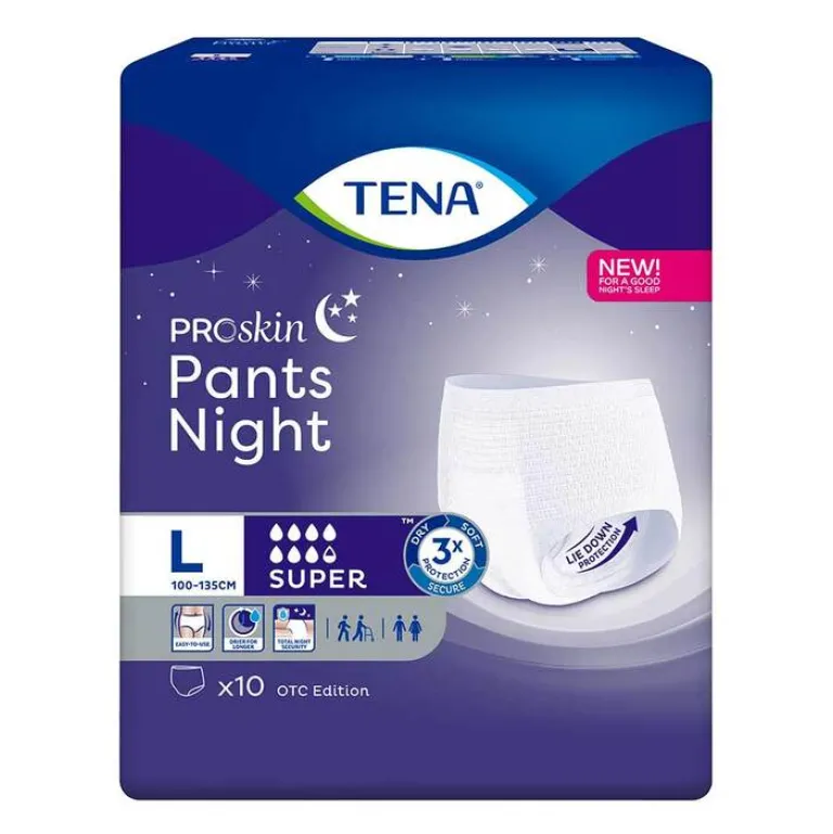 Online TENA Pants night super L Einweghose bei Inkontinenz, 10 St Windeln & Pants