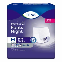 Sale Tena Pants night super M Einweghose bei Inkontinenz, 10 St
