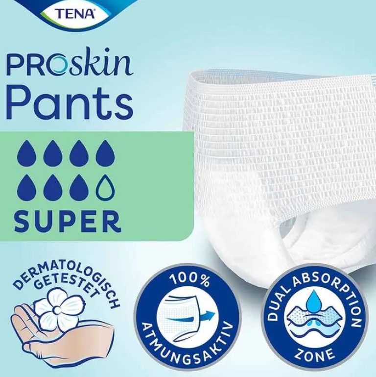Clearance Tena Pants Super M Einweghosen bei Inkontinenz, 12 St