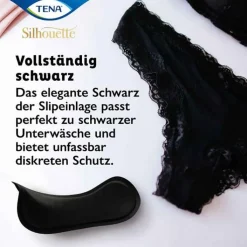 TENA® Silhouette NOIR Mini Einlagen bei Inkontinenz, 18 St
