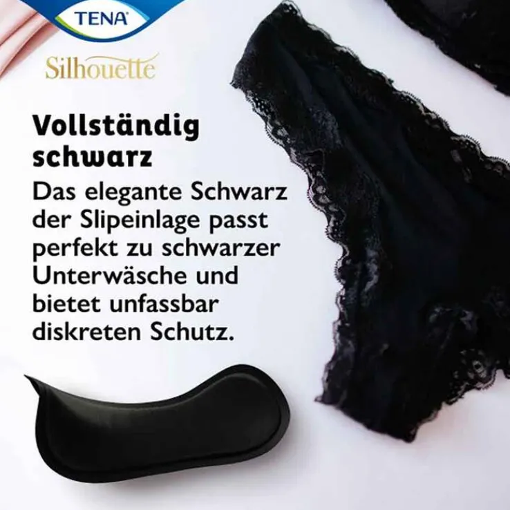 TENA® Silhouette NOIR Mini Einlagen bei Inkontinenz, 18 St