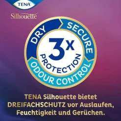 Best Tena ® Silhouette NOIR Mini Einlagen bei Inkontinenz, 6X18 St