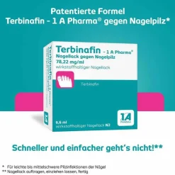 Terbinafin-1A Pharma Nagellack gegen Nagelpilz, 3.3 ml